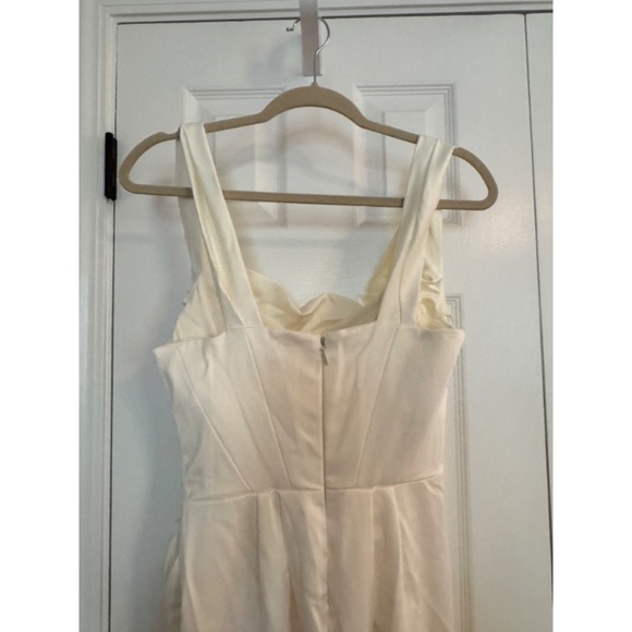 House of CB DELPHINE Wedding Dress Ivory Draped Corset Bridal Gown - Medium - Picture 13 of 16